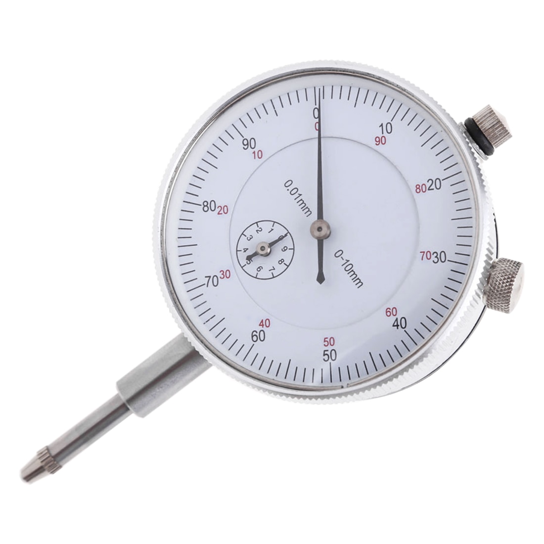 Precision 0.01mm Dial Indicator Gauge 0-10mm Meter Precise 0.01mm Resolution Indicator Gauge Mesure Instrument Tool Dial Gauge