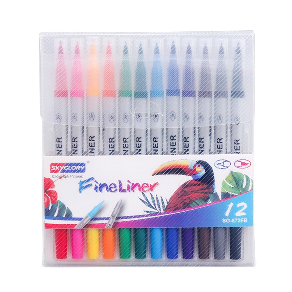12/18/24PCS Child Color Pen Set Marker Watercolor ... – Vicedeal