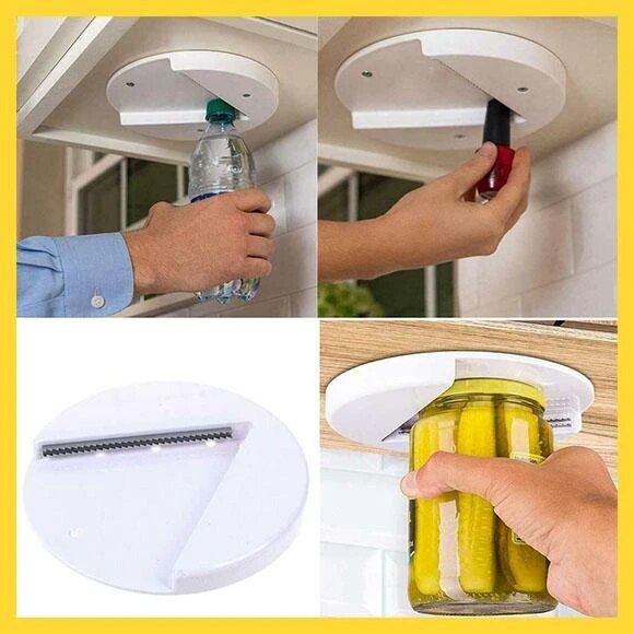 Jar Opener Multi Functie De Grip Onder Kast Professionele Deksel Blikjes Quick Opener Flesopener Elke Grootte Deksel Keuken Gadget