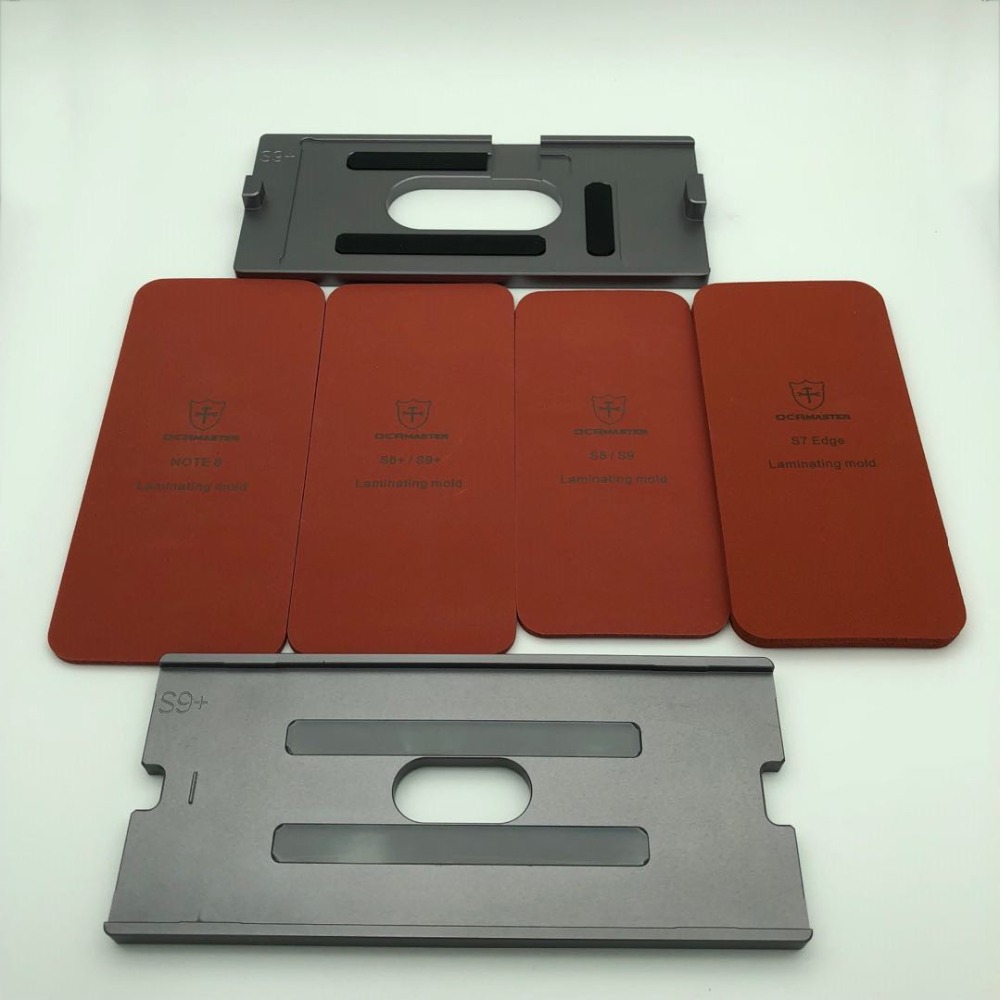 OCA laminado principal OCA de goma roja LCD para samsung edge oca, reparación de pantalla lcd, alfombrilla de goma laminada universal 1 pieza,