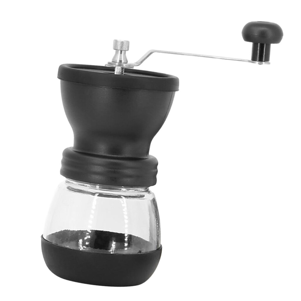 Wasbaar Handkoffiemolen Conische Molen Koffieboon Grinder Zwart