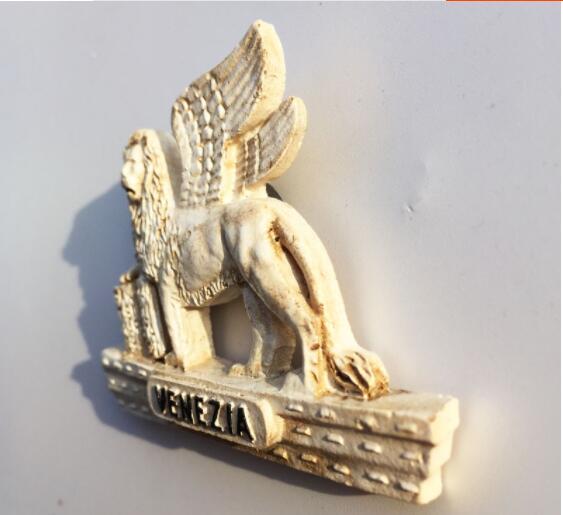 1Pcs Venice Italy Tourist Travel Souvenir 3D Resin Decorative Fridge Magnet Stickers Craft Piazza Venezia