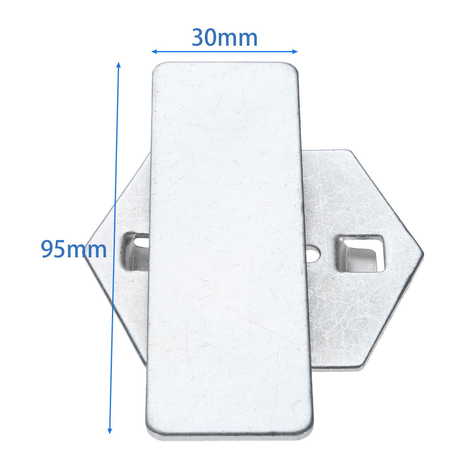 DRELD Strumento Gancio per appendere Espositore in metallo Negozio in metallo Buoni ganci per scaffali Strumento per piastra con foro quadrato Strumenti per la conservazione della cucina domestica: Grigio chiaro