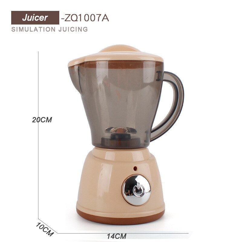 Baby Girl Giocattoli Cucina Giocattolo della Casa del Gioco di Simulazione di Puzzle Per Bambini Famiglia Serie Apparecchio di Grandi Dimensioni Set Forno A Microonde Domestico: Juicer  Brown