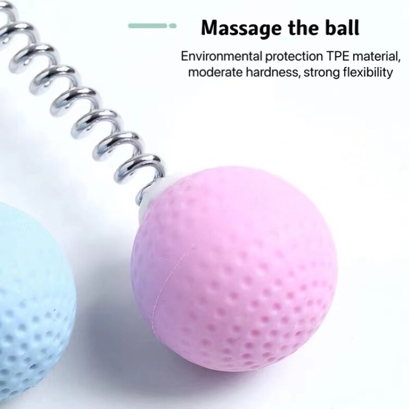 Meridian Hammer zurück Massage Handheld Multifunktions Massage Hammer Golf Massage Hammer Holzgriff Massage Ball Massagegerät