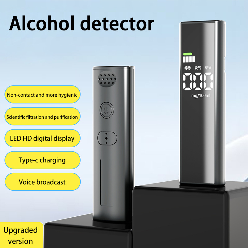 Xiaomi Portable Breathalyzer w/Semiconductor Sensor Instant BAC Result Digital Display Keychain Alcohol Tester Home Car