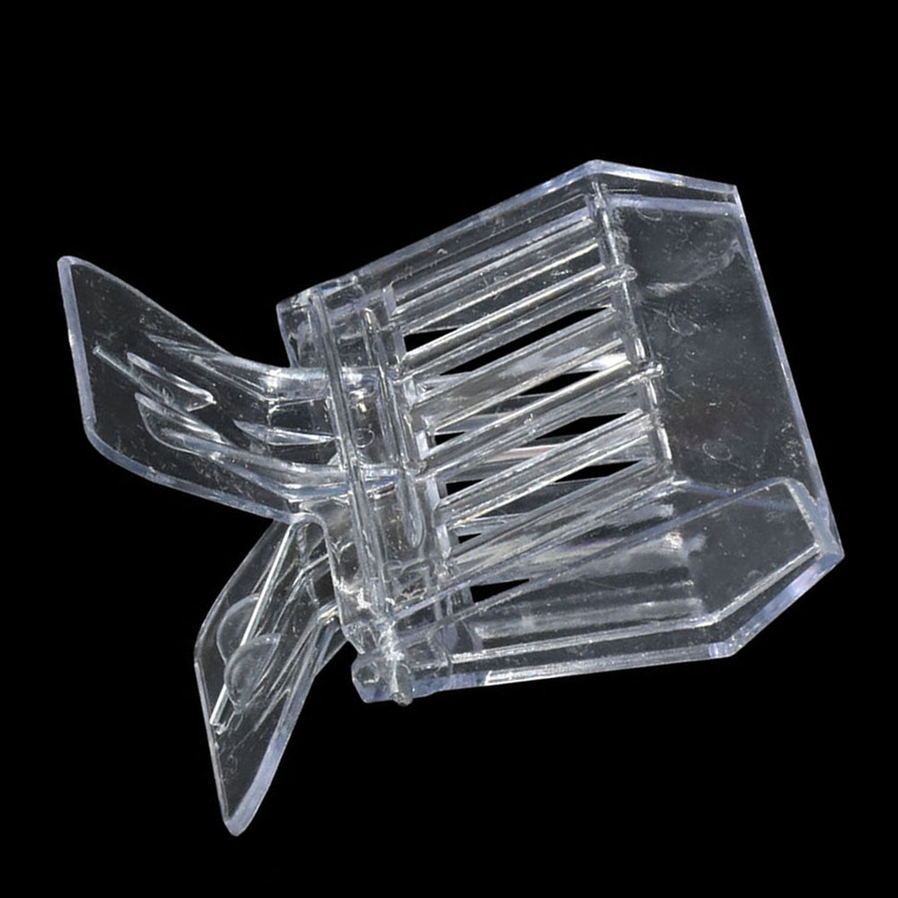 Attrape-abeille reine, 50 pièces, Cage à Clip en plastique transparent incolore, équipement apiculteur, outil de salle d&#39;isolation