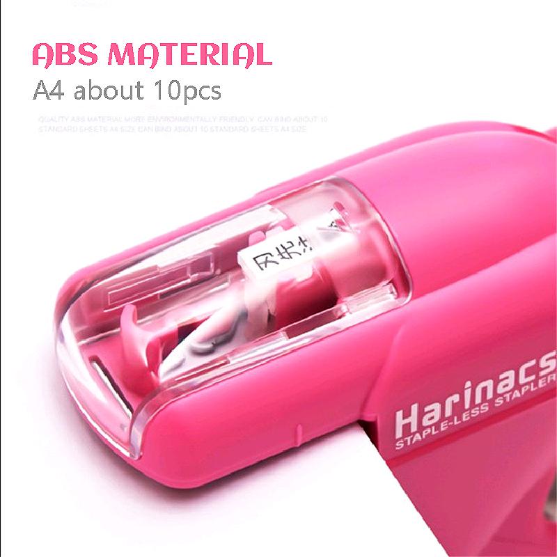 portátil grapa-libre de grapas grande discontinuas-menos sacagrapas Manual de papelería de oficina seguro ahorrar esfuerzos fácil de usar