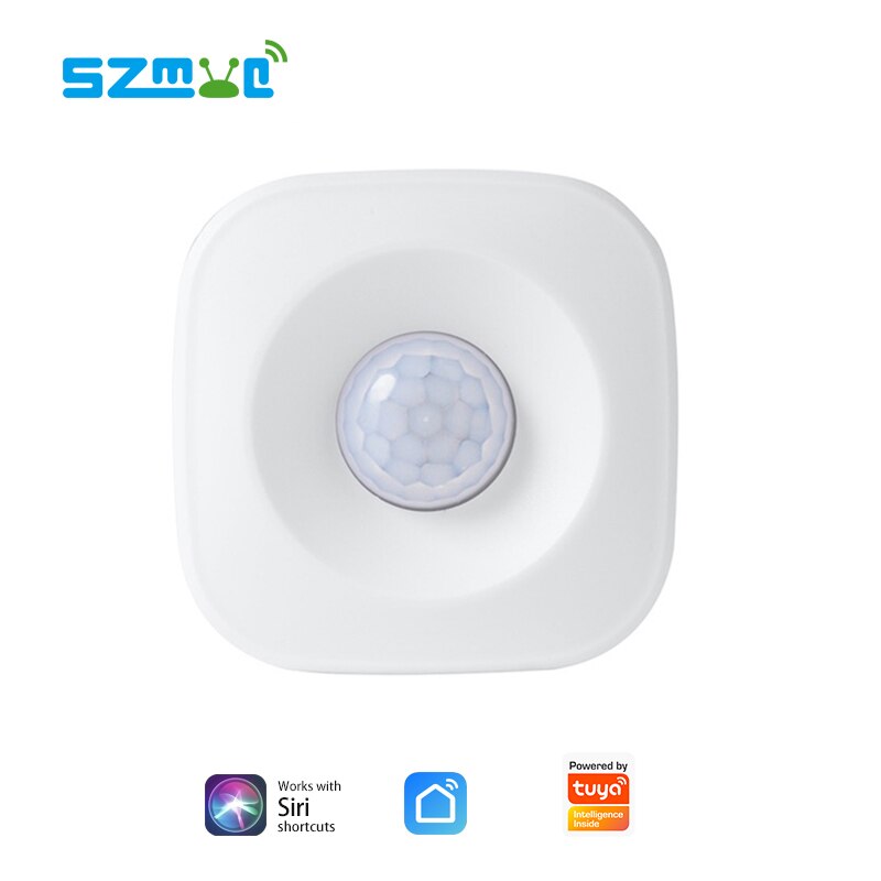 Tuya wifi pir rörelsesensor aaa batteridetektor smart life app push notifiering upptäck mänsklig kroppsrörelse longlife rörelse