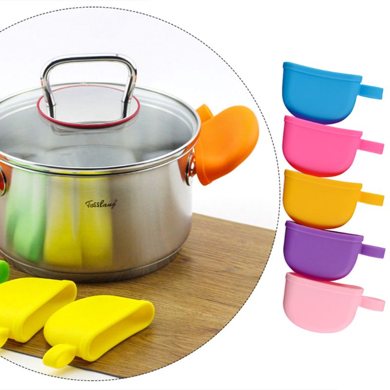 Keuken Accessoires Siliconen Hittebestendige Cover Anti-slip Deksel Holding Knop Pot Handvat