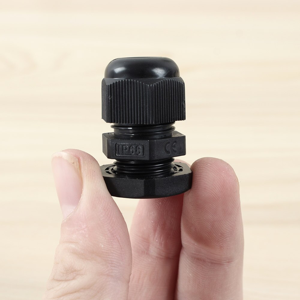 10 Pieces Nylon Cable Gland Kit, Waterproof Ip68 Cable Gland Joints Adjustable Locknut, Pg7 Pg9 Pg11 Pg13.5 Pg16