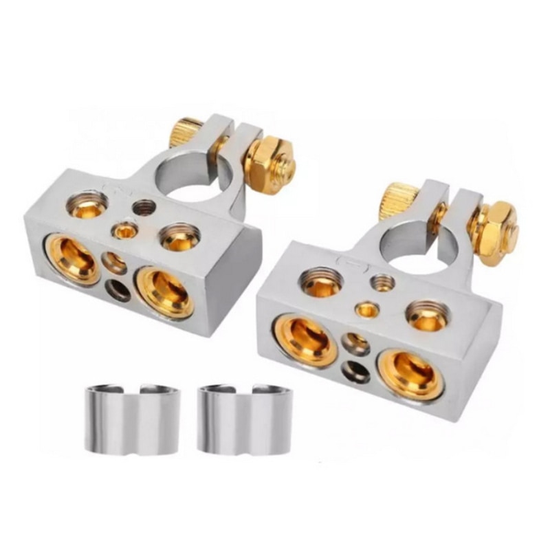 2pcs Battery Connector Quick Disconnect Battery Cable Ends Connector Car Battery Terminals Connector Switch Clamps