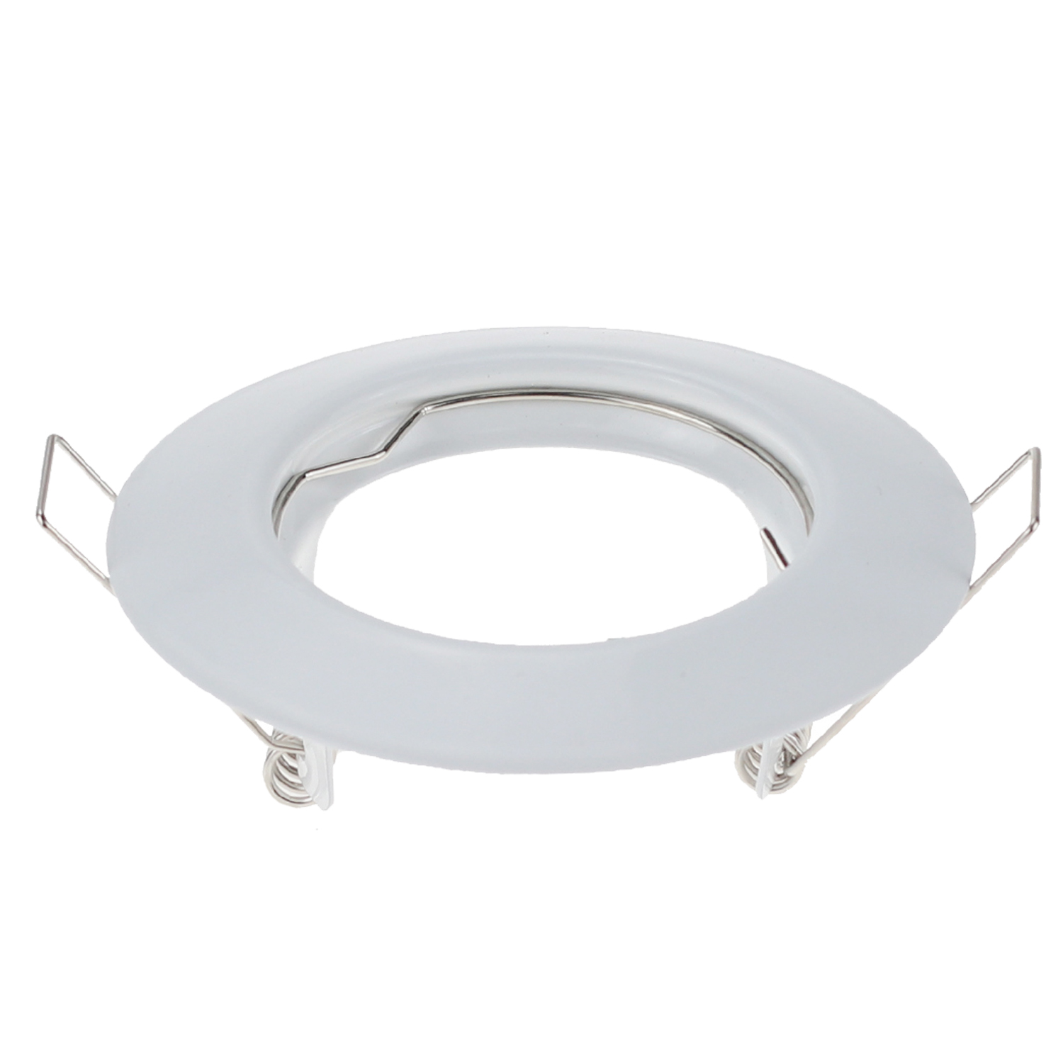 10 stk. indbygget led-spotlightramme, satin nikkel, hvid, sort krom, montering, passer til  gu10/mr16- pære downlightarmatur: Lyserød