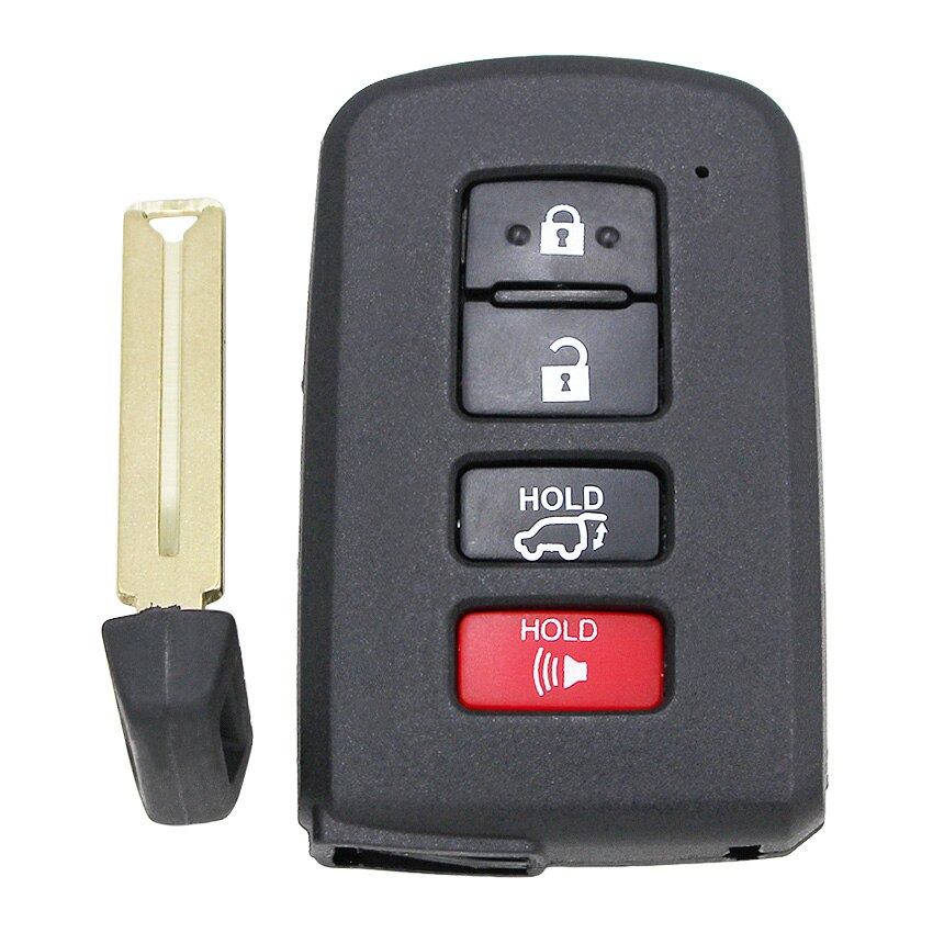 3+1 Button Smart Remote Key Shell Case Fob 4 Button for Toyota Avalon Camry