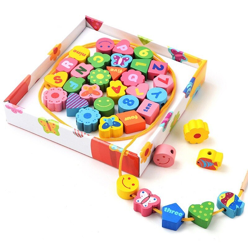 36 Stuks Preschool Educatief Houten Puzzel Doos Speelgoed Spelletjes Puzzels Voor Kinderen Kinderen Digitale Matching Plaat Juguetes W003