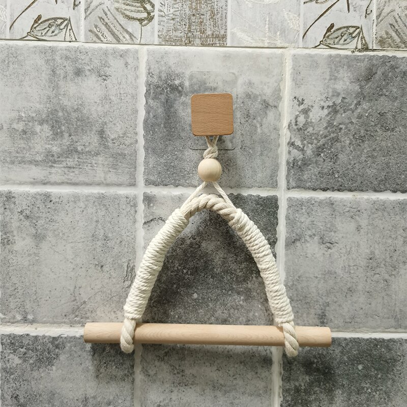 Porte-serviettes en papier noir et doré, porte-serviettes mural rétro, accessoires de salle de bains, porte-serviettes: square