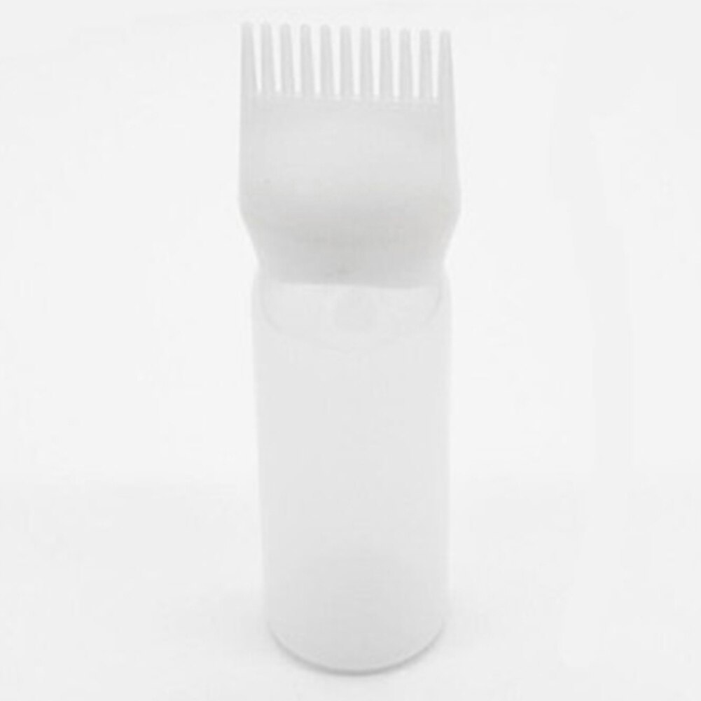 45 # salón de lavado de cabello colorante botella aplicador dispensador de cepillo para colorear el cabello herramientas de estilismo: Blanco