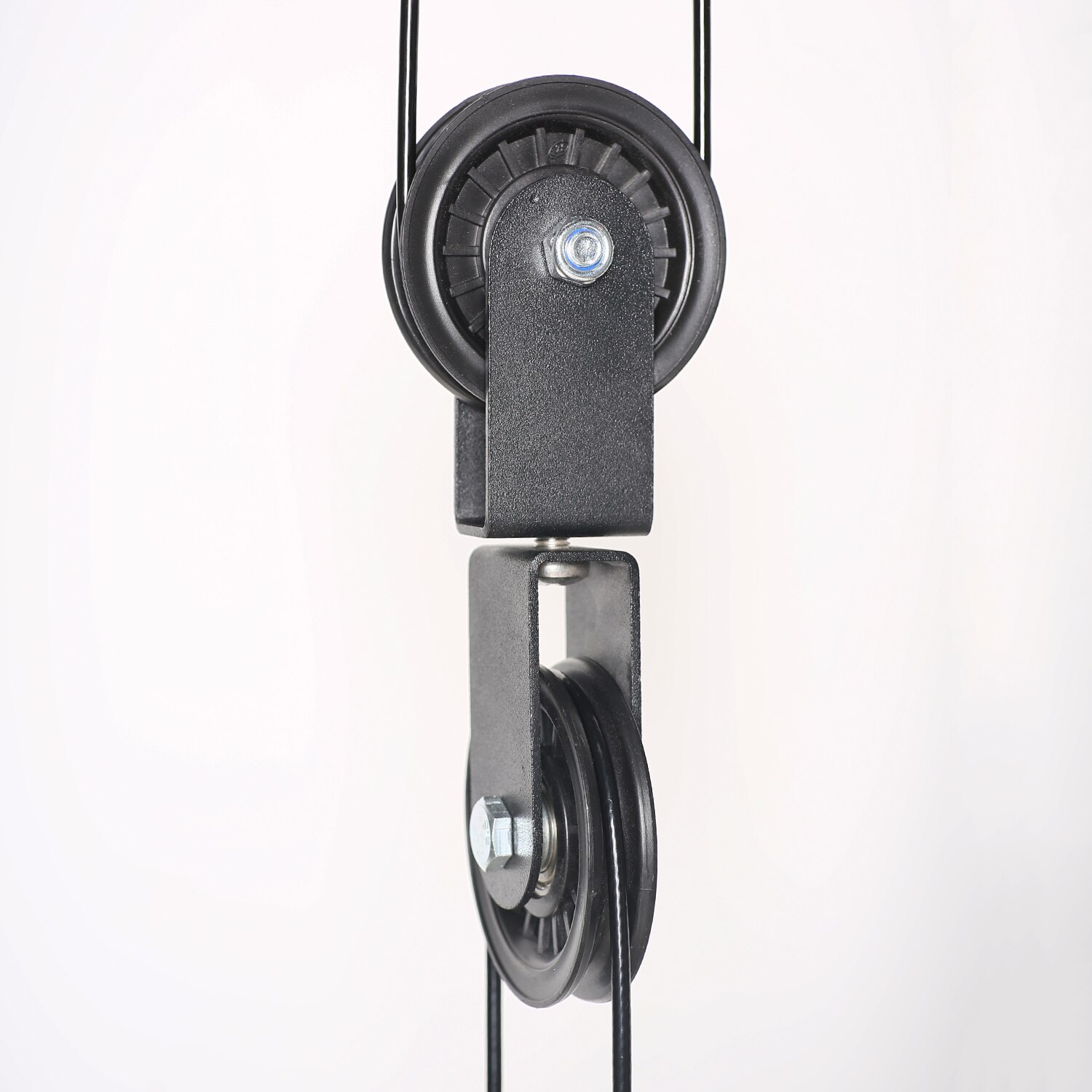 Double Pulley Stainless Steel Wheel Lifting Pulley Heavy Fitness Workout Training Bearing Equipment DIY Home Gym Cable Machine