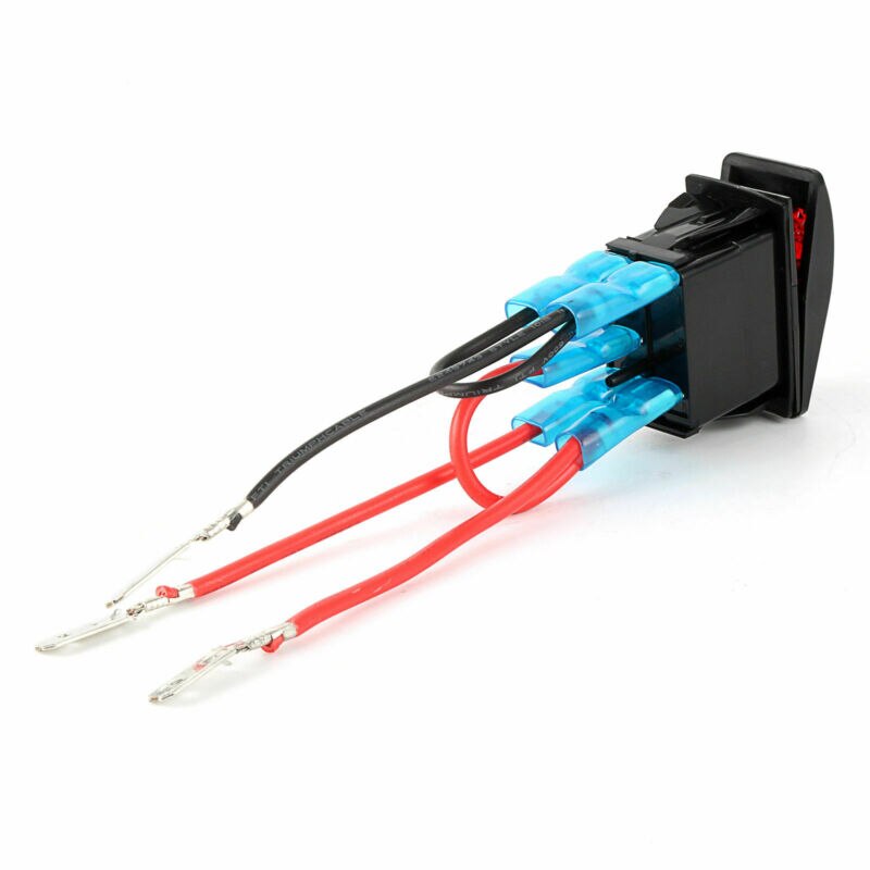 100% 6 Set 5Pin Cable de puente Kit de cableado para en/Off interruptor basculante, barra de luz LED duradero y práctico