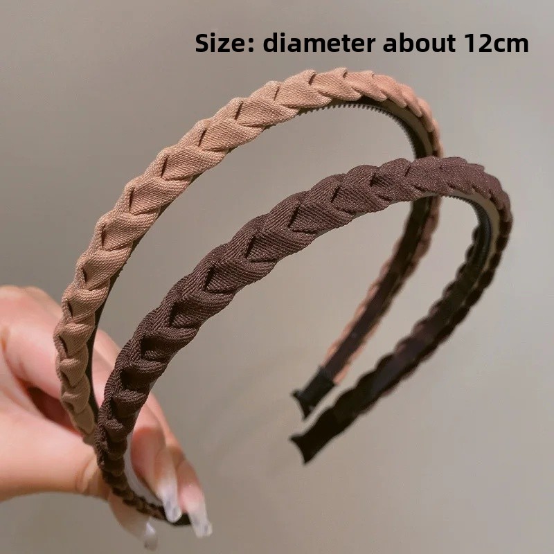 Women's Hair Ties Face Washing Special Press Hair Headbands Anti-slip Fragrant Hair Accessories: Transparent
