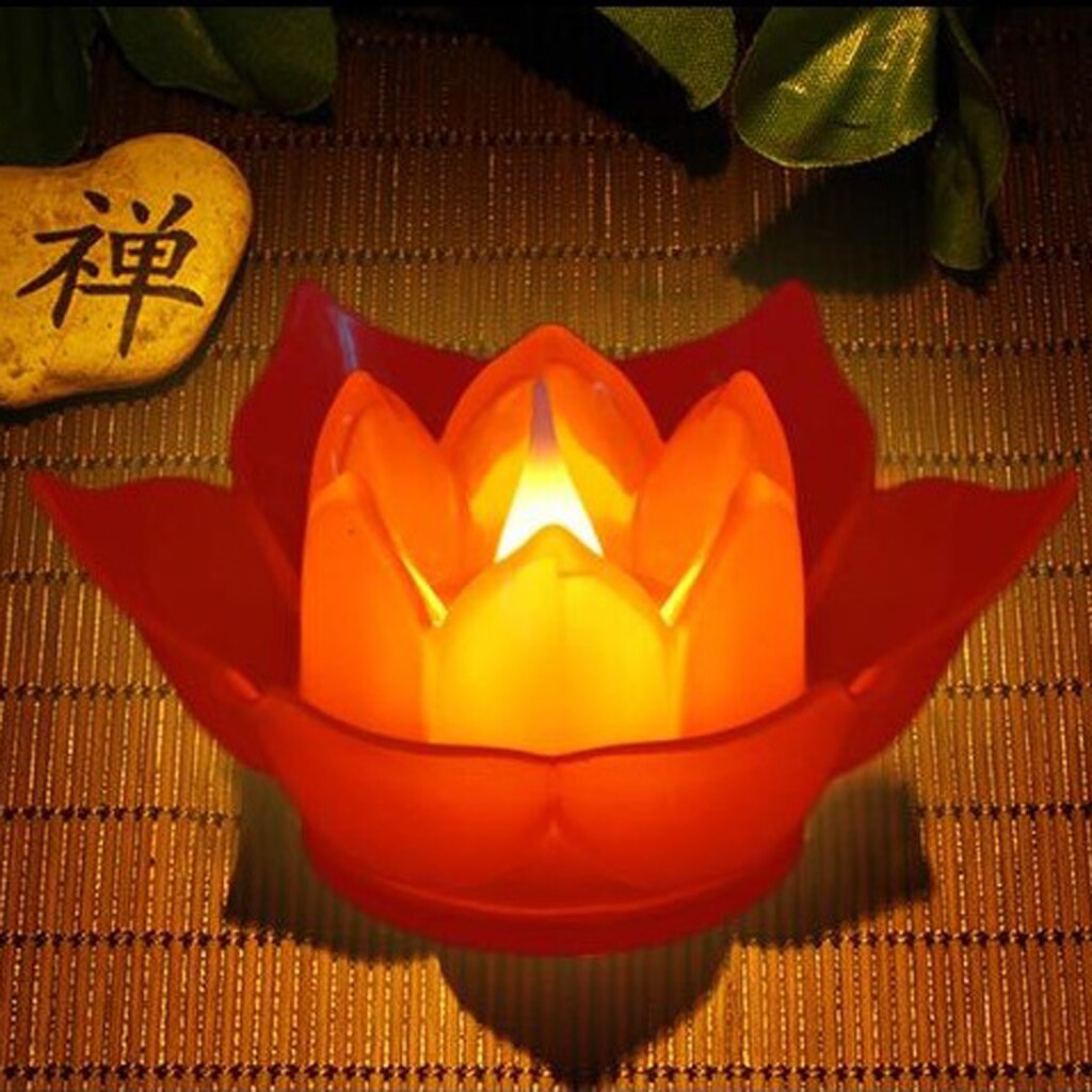 Romantische Lotus Bloem Nachtlampje Lotus Bloem Led Night Light Mood Lamp Woondecoratie