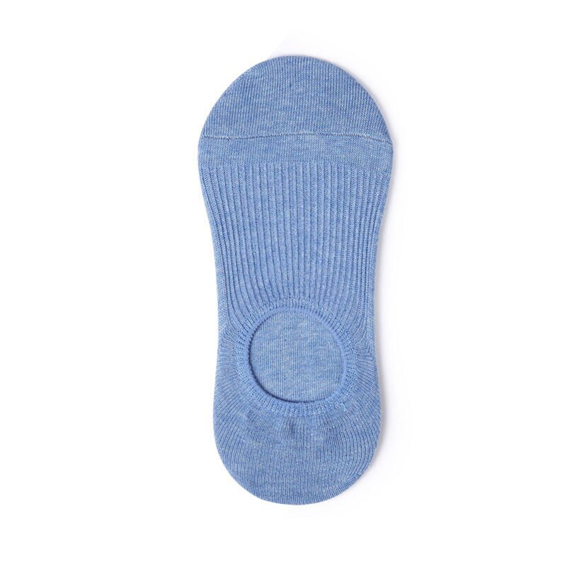 LKWDer 6 Pairs Autumn Korean Women's Socks Female Solid Color Double Needle Boat Socks Anti-shedding Cotton Socks: H / EUR 39-44