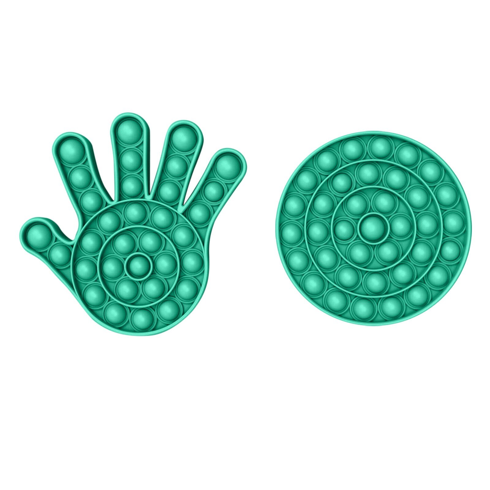 Colorful Push Bubble Fidget Sensory Toy Adult Antistess Autism Special Needs Stress Reliever Toys for Chidren Christmas: Green 