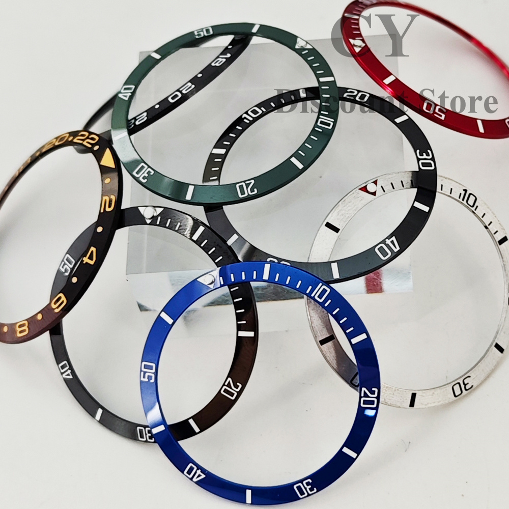 34mm Watch Bezel Insert Bezel Fit Automatic Watch Case For Ring Parts Automatic Watch Replacement