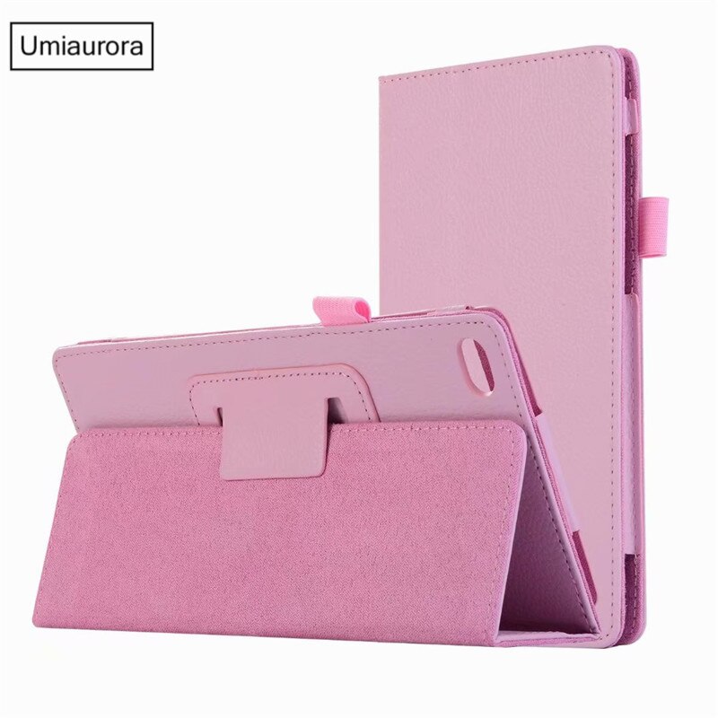 Case Voor Lenovo Tab M7 Case Pu Leather Flip Stand Cover Voor Lenovo Tab M7 TB-7305F TB-7305I TB-7305X 7.0 Inch tablet Case Funda: Pink