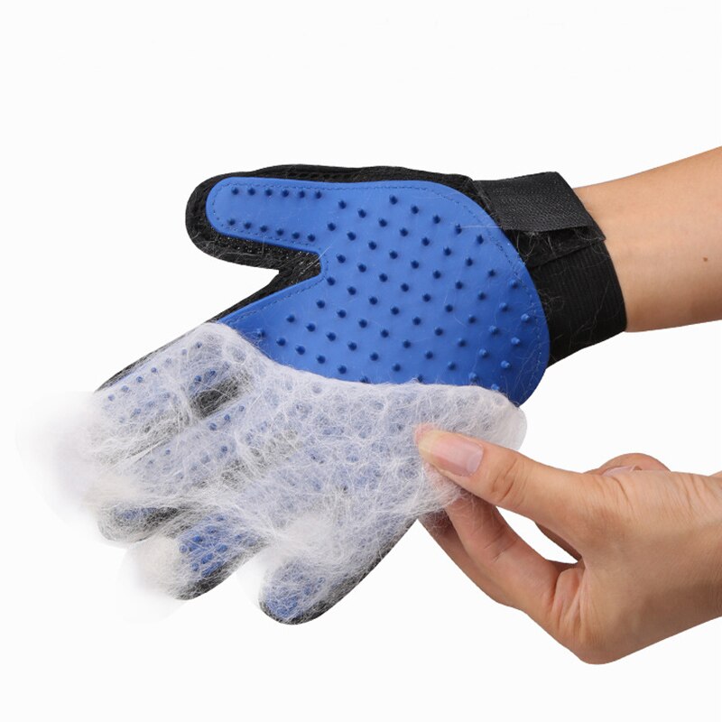 Weiche Silikon Hund Katze Haustier pinsel Handschuh Katze reinigung Sanfte Effiziente Katze Pflege Handschuh Hund Schlecht Liefert Haustier Handschuh kämme