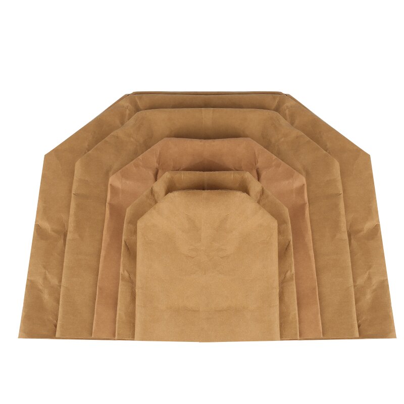 Maceta de Papel Kraft de tamaño múltiple para vivero, bolsa de cultivo de plantas, contenedor de difusión de plántulas, lavable, suministros para macetas de jardín, suculentas