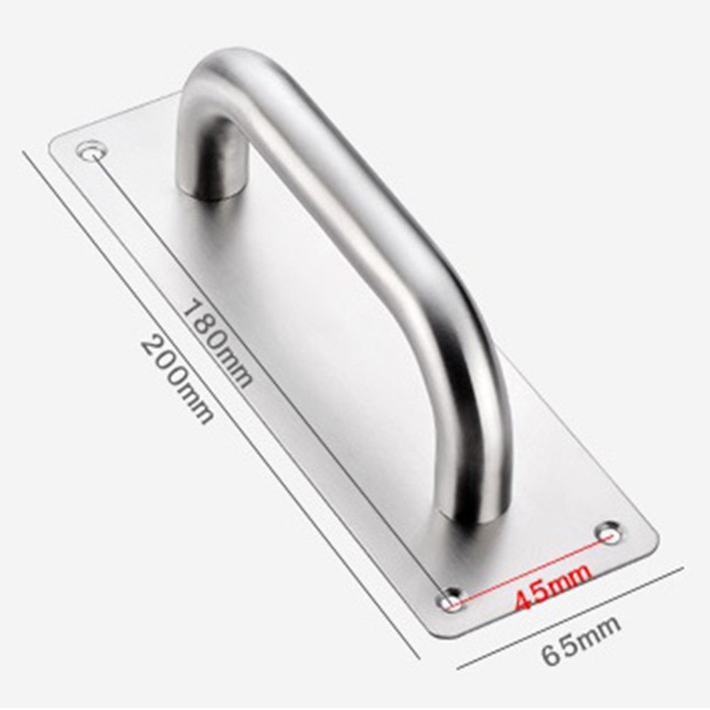 Sliding Barn Door Handles Stainless Steel Interior Door Handle Cabinet Pulls Wardrobe Furniture Pull Kitchen Drawer Hardware