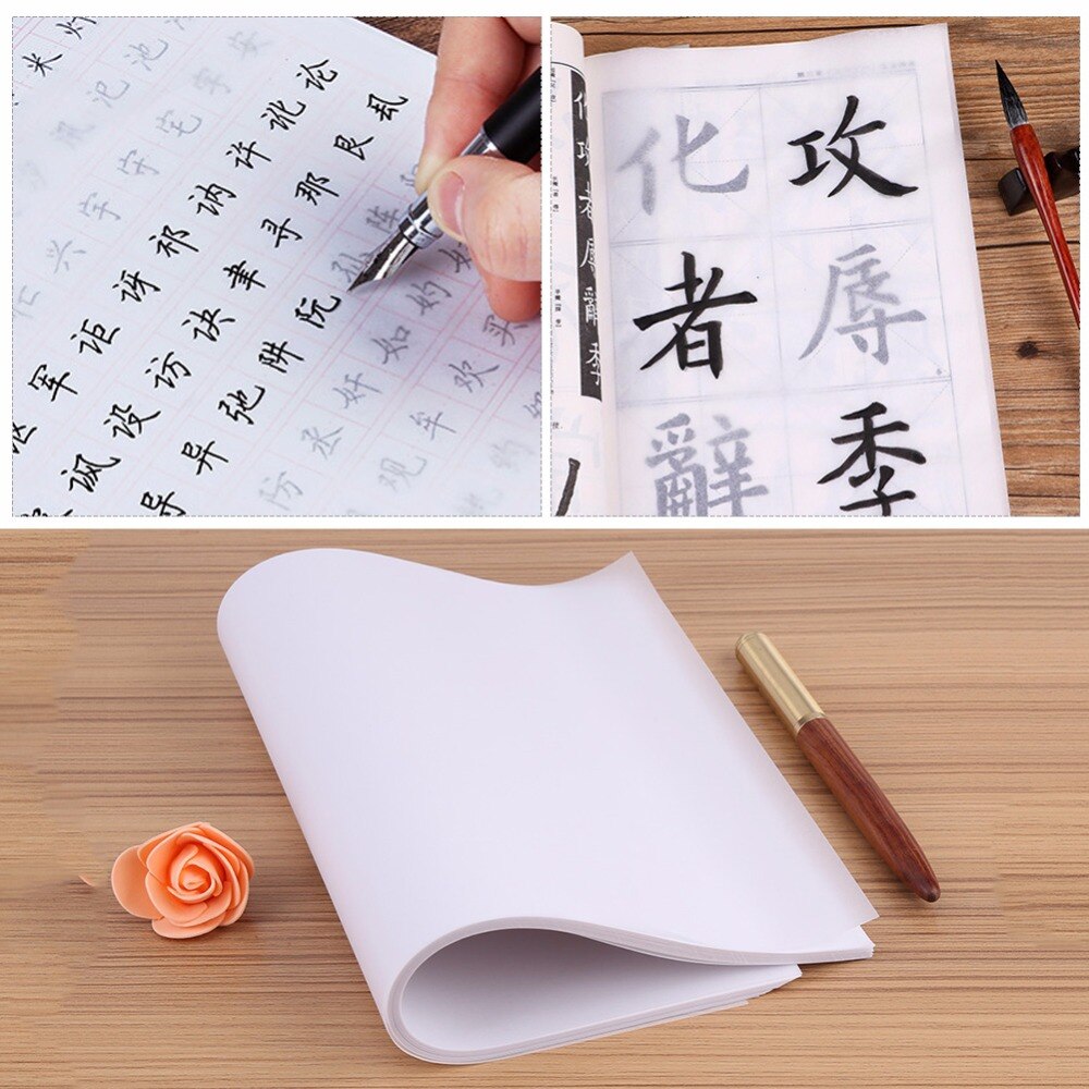 100pcs Translucent Tracing Paperfor Patterns Calligraphy Craft Writing Copying Drawing Sheet Paper Office Supplies 297*210mm