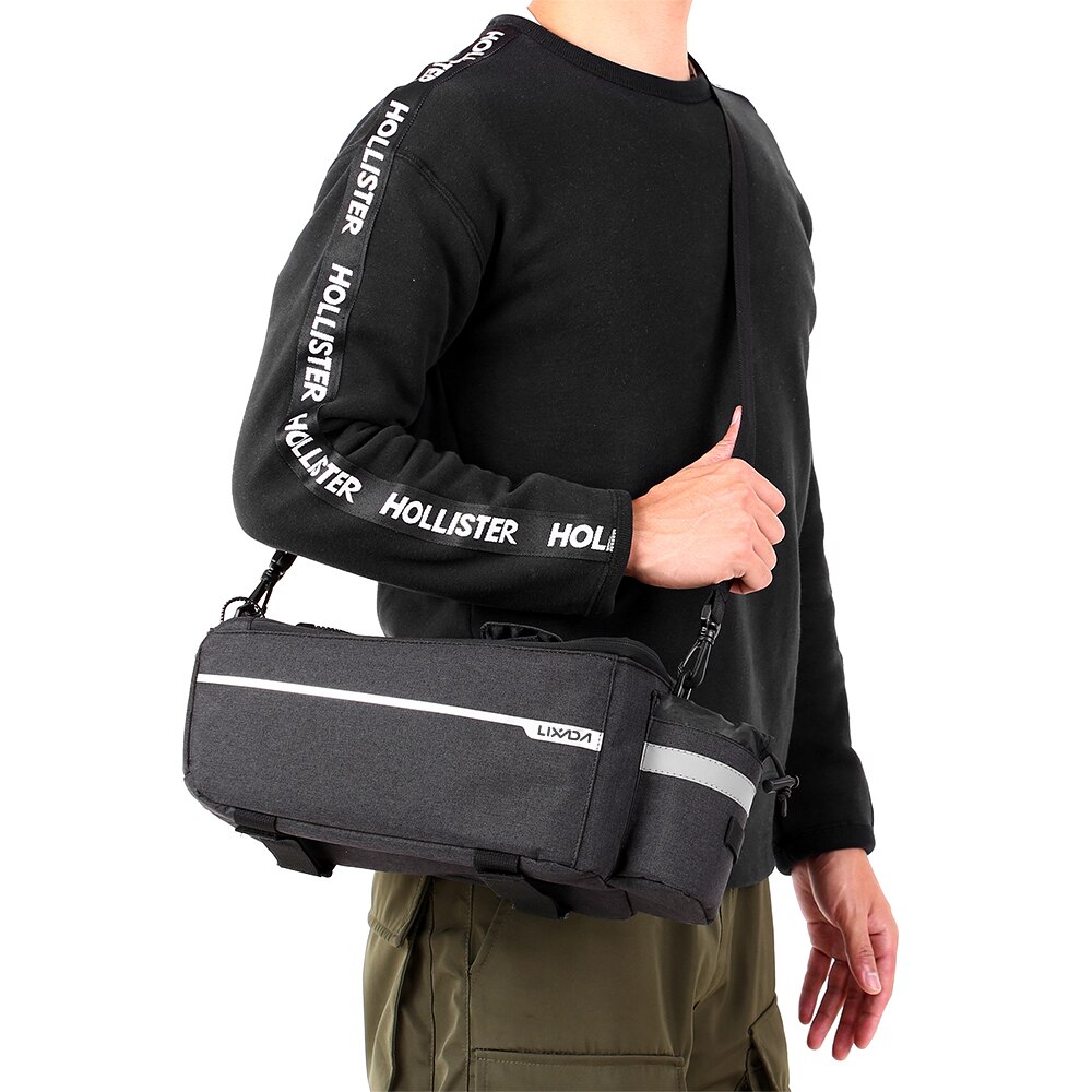Lixada Geïsoleerde Kofferbak Koeltas Fiets Bagagedrager Opslag Bagage Tas Reflecterende Mtb Fietstas Schoudertas