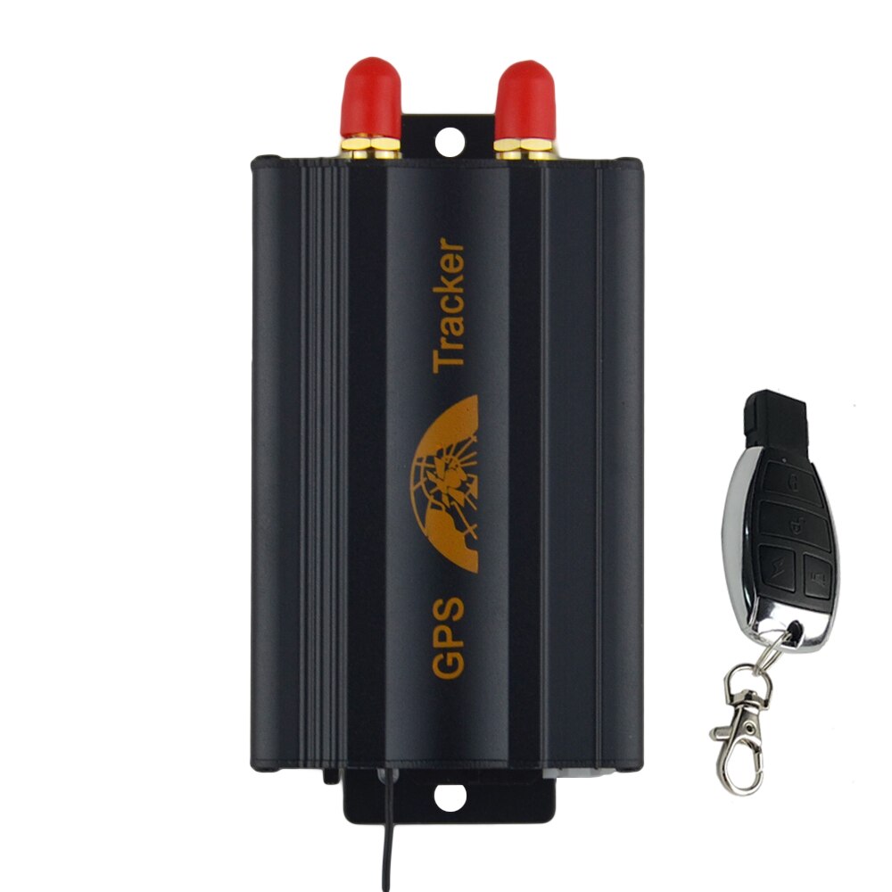 Tk103b GPS103b vehículo rastreador GPS de coche con Control remoto de alarma GSM ranura para tarjeta SD Anti-robo de sistema de alarma para coche sin caja