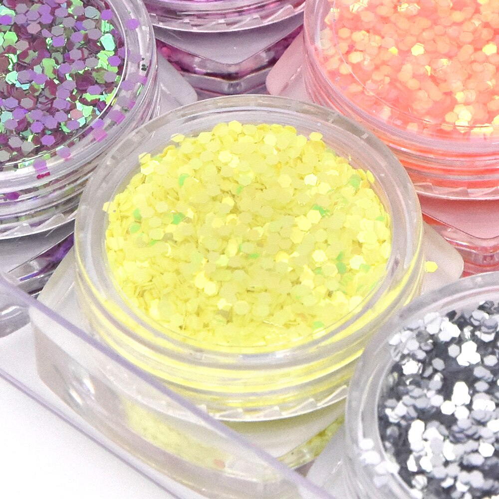 Verschillende Maten Vormen Mermaid Tranen Kleur Shift Glitter Persuasion Kleur Shift Glitter 12 Stuks In Set