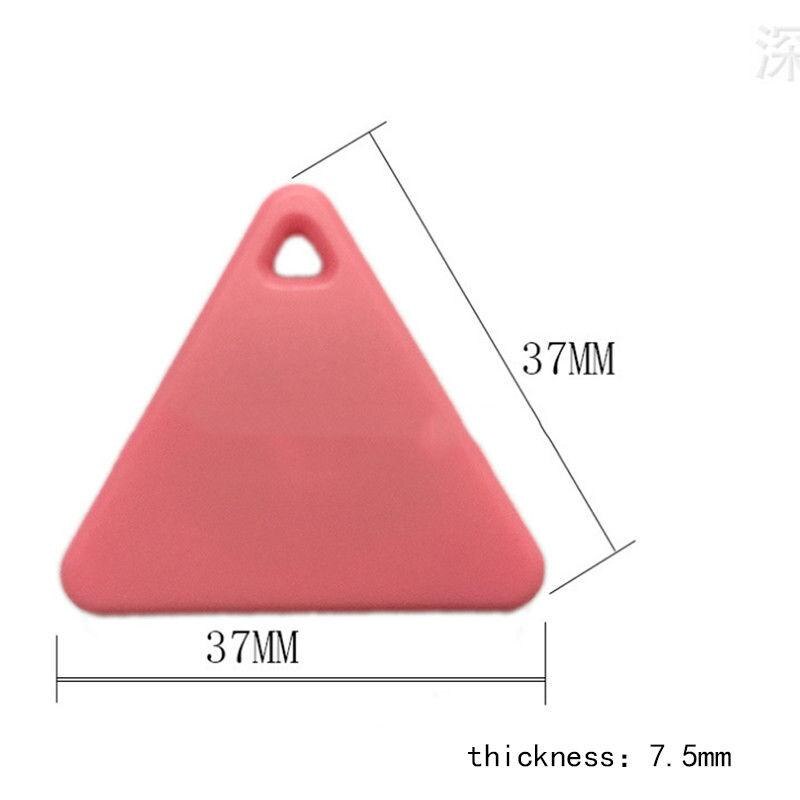 Tragbarer gps-mini-tag, intelligentes dreieck-tracker-gerät, bluetooth-fähig, schlüsselfinder, ortungsgerät mit anti-verlust-alarm für haustier und kind