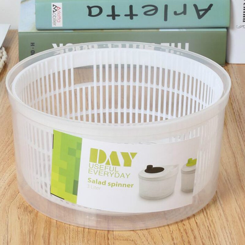 Plastic salad tool bowl giant salad mixer for washing dried leaf vegetables kitchen accessories dryer drain rack basket MJ721