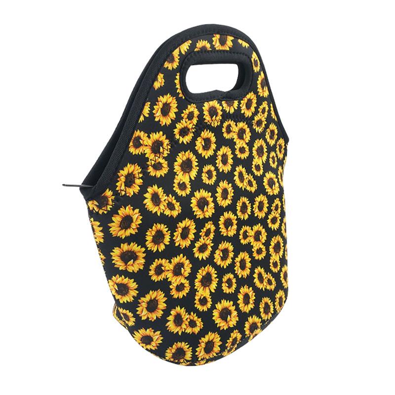 Lunchtas waterdichte zonnebloem draagbare bento tas lunchkoeltas thermisch geïsoleerde koeltas isolatie lunchbox voedseltas