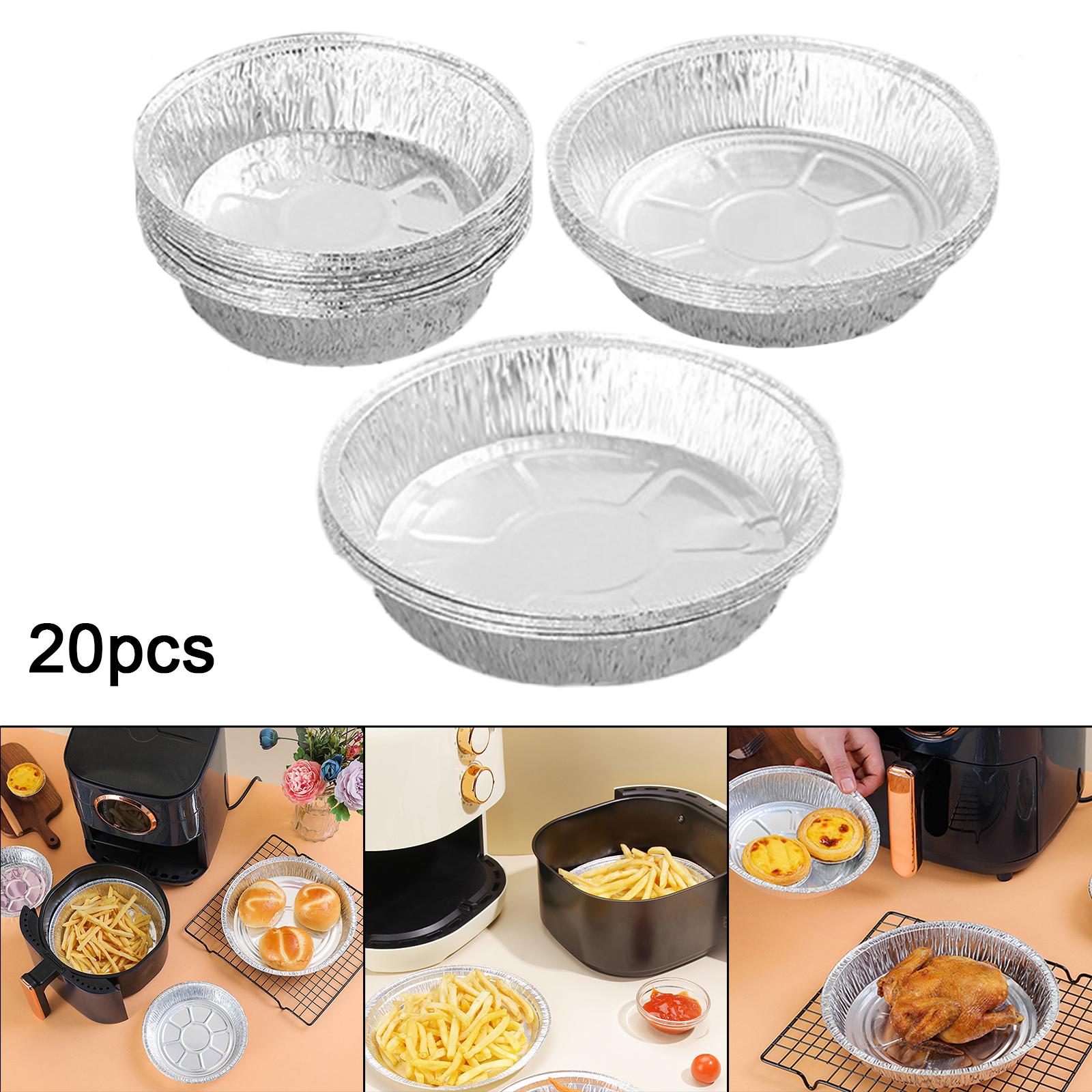20 Stuks Wegwerp Aluminiumfolie Pie/Tart Pan Voor Zelfgemaakte Taarten &amp; Quiche Valentijn