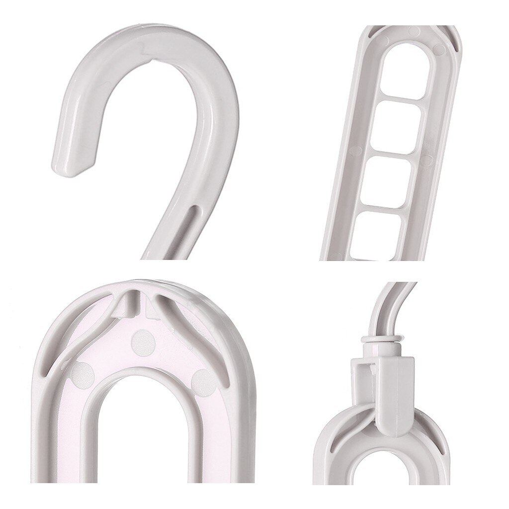 4 Magic Multi-port Support Hangers for Clothes Drying Racks Multifunction Plastic Clothes Rack Drying Hanger Storage Hangers