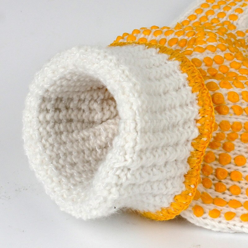 5/10/20pcs Labor Working Gloves Blue PVC Dotted White Cotton Gloves One Side Dots Anti Slip Men Safety Gloves for Work Garden