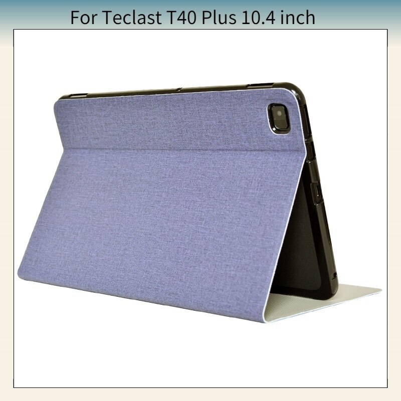 Cover Voor Teclast T40 Plus 10.4 Inch Tablet Pc Pu Lederen Beschermhoes: Blauw