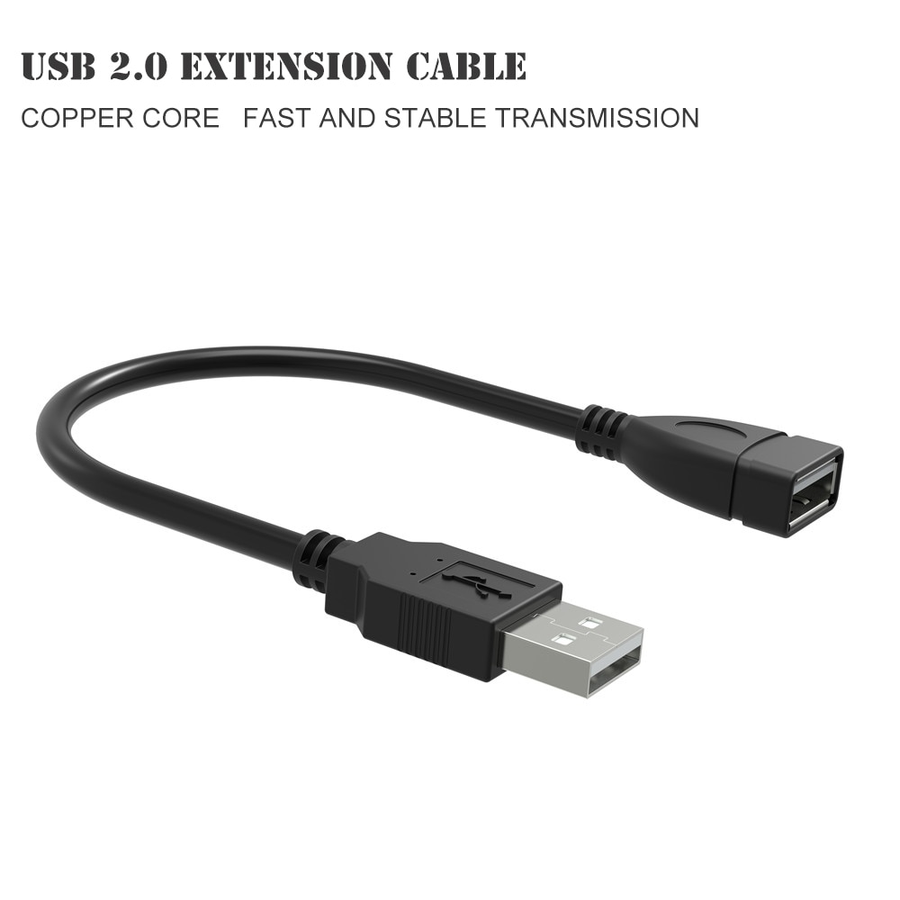 USB 2.0 Extension Cable USB Male To Female Extension Cord High Speed USB Cable Extender For Mouse USB Flash Drive PC Computer