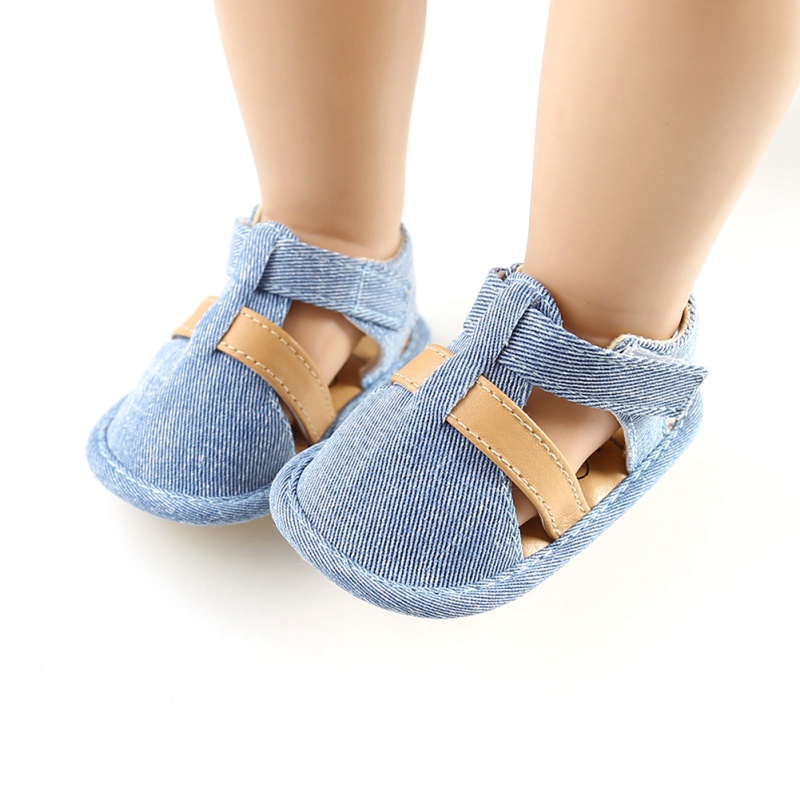 Gentleman Baby Sandals Toddler Infant Hollow Soft presepe suola scarpe di tela Little Boys Kids Soft presepe Prewalker sandali zoccoli