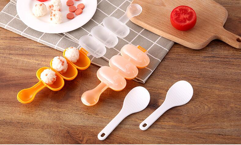1PC DIY Cute Mini Rice and Vegetable Roll Mold Meat Ball Maker Sushi Onigiri Tool Kitchen Gadgets OK 0761