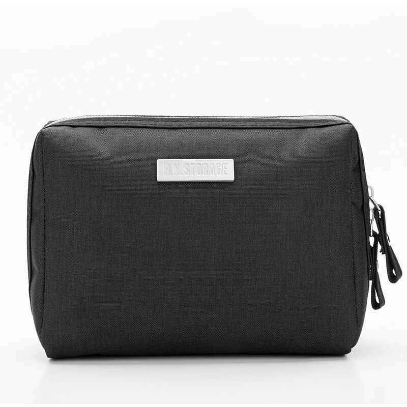 Paquete de viaje impermeable de gran capacidad de múltiples colores Youda para cosméticos, bolsas de almacenamiento, bolso de maquillaje femenino de: Black