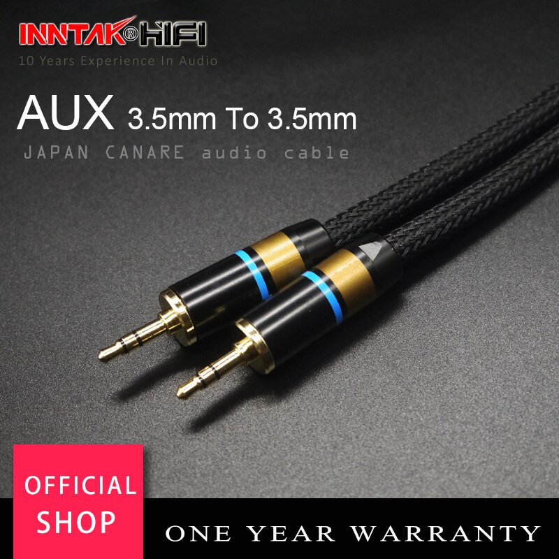 1 stück hifi 3.5mm to 3.5mm aux stereo-audiokabel canare audiokabel für kopfhörerverstärker  mp3 tv 0.1m-10m: 50cm