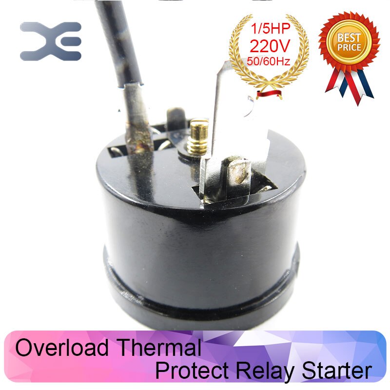Refrigerator Compressor 220V 150W 1/5 HP Overload Protector Refrigerator Refrigerator Spare Parts