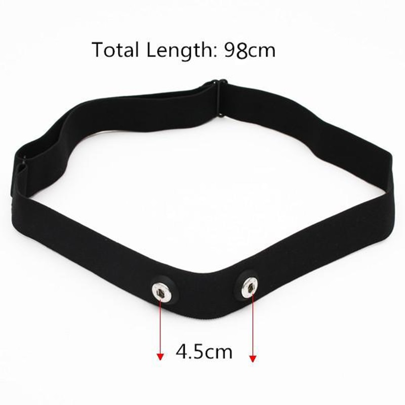 Fascia cardio con fascia toracica nero intelligente bluetooth e ant + kompatibel med molti orologi sportivi garmin polar